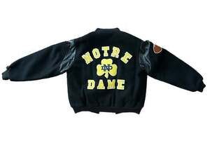Vintage Chalk Line Notre Dame Varsity Jacket Men's Large, Excellent Condition